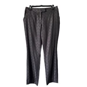 Tahari ASL Women's Luxe Petite‎ Straight Leg Pants Black Size 8P
